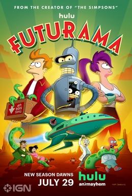 The poster for Season 09 of Futurama.